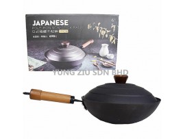 RSTBZ-001#30CM JAPANESE POLEIRON NON STICK PAN